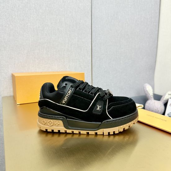 Louis Vuitton High Quality Basketball Sneakers with Durable Sole