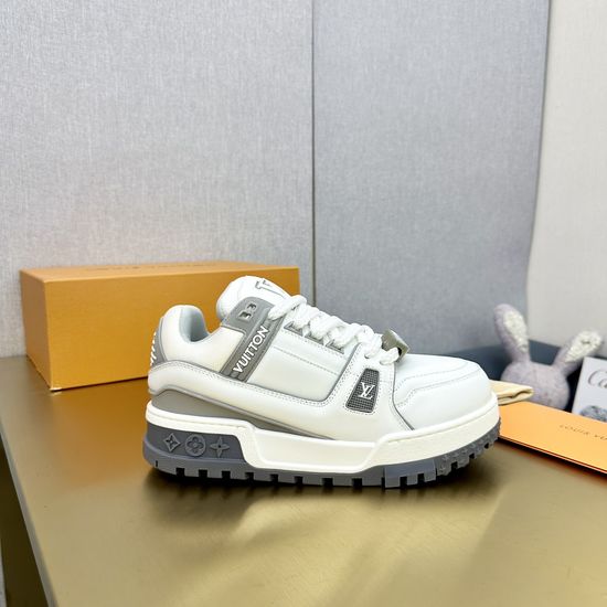 Louis Vuitton High Quality Basketball Sneakers with Durable Sole