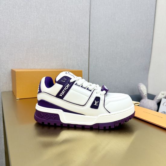 Louis Vuitton High Quality Basketball Sneakers with Durable Sole