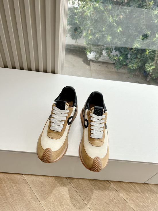 Loewe Color Block Hidden Heel Comfortable Casual Trainers