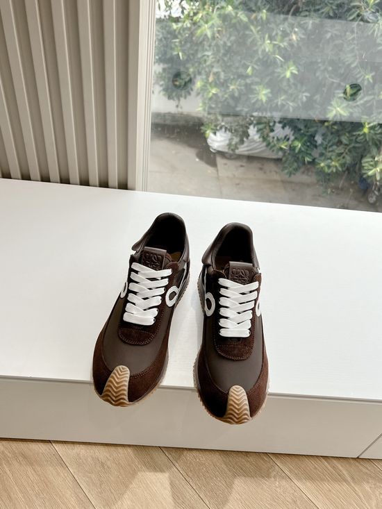 Loewe Color Block Hidden Heel Comfortable Casual Trainers