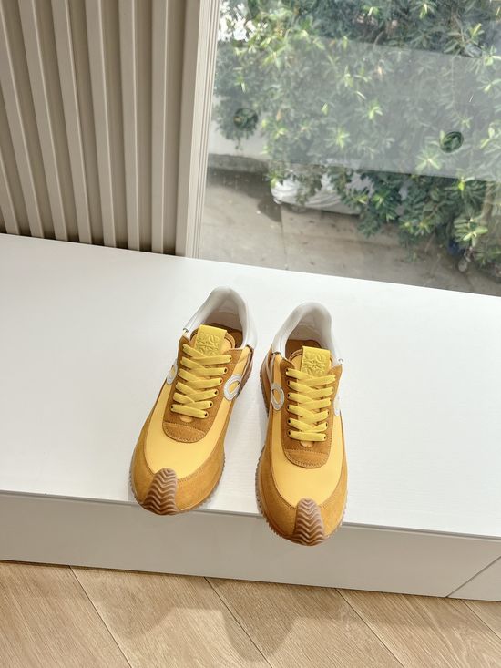 Loewe Color Block Hidden Heel Comfortable Casual Trainers