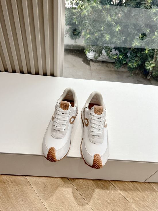 Loewe Color Block Hidden Heel Comfortable Casual Trainers