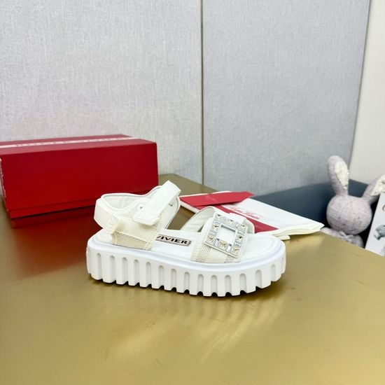 Vivienne Westhood Lightweight Thick-Soled Slides with Signature Crystal Embellishments