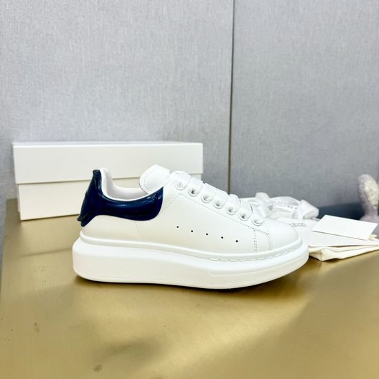 McQueen Premium Leather Platform Sneakers with Full Packaging