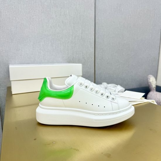 McQueen Premium Leather Platform Sneakers with Full Packaging