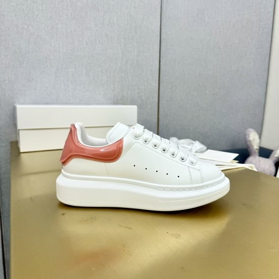McQueen Premium Leather Platform Sneakers with Full Packaging