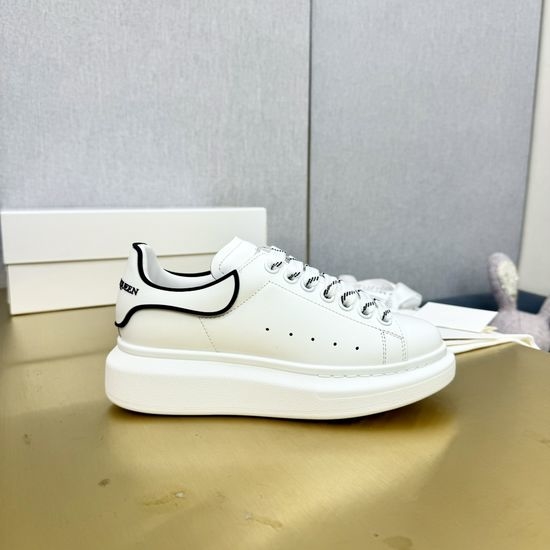 McQueen Premium Leather Platform Sneakers with Full Packaging