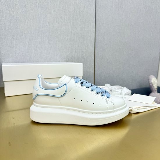McQueen Premium Leather Platform Sneakers with Full Packaging