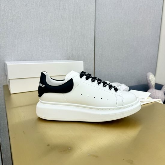 McQueen Premium Leather Platform Sneakers with Full Packaging