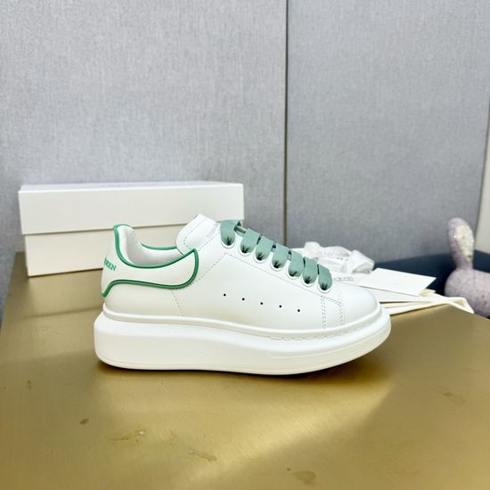 McQueen Premium Leather Platform Sneakers with Full Packaging