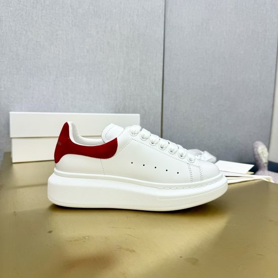 McQueen Premium Leather Platform Sneakers with Full Packaging