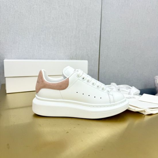 McQueen Premium Leather Platform Sneakers with Full Packaging