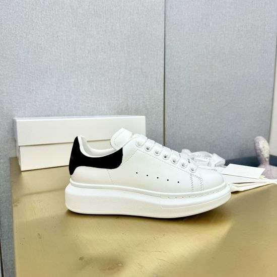 McQueen Premium Leather Platform Sneakers with Full Packaging