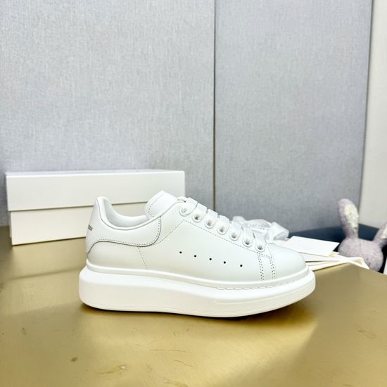McQueen Premium Leather Platform Sneakers with Full Packaging