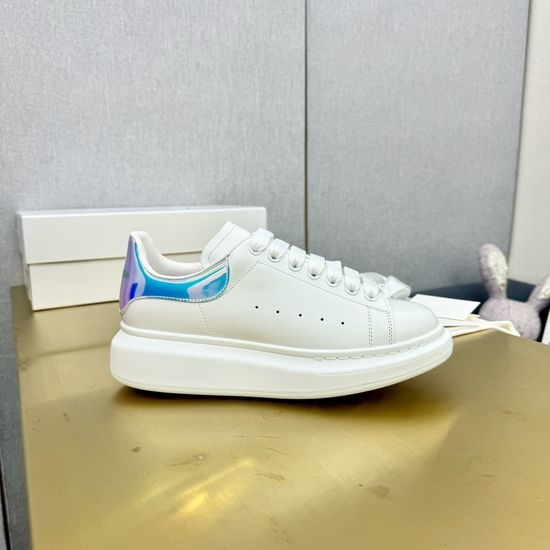 McQueen Premium Leather Platform Sneakers with Full Packaging