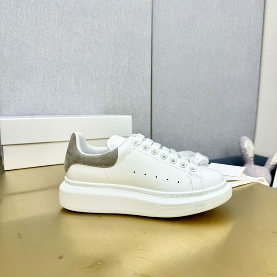 McQueen Premium Leather Platform Sneakers with Full Packaging