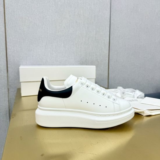 McQueen Premium Leather Platform Sneakers with Full Packaging
