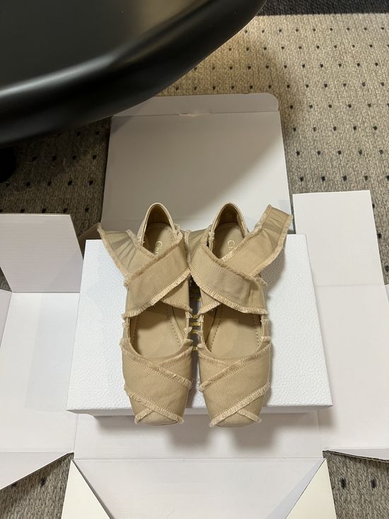 Christian Dior Elegant Soft Sole Ballet Flats for Daily Wear