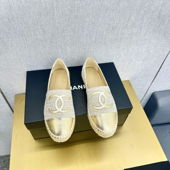 Chanel Classic Espadrilles Slip On Casual Comfortable Shoes