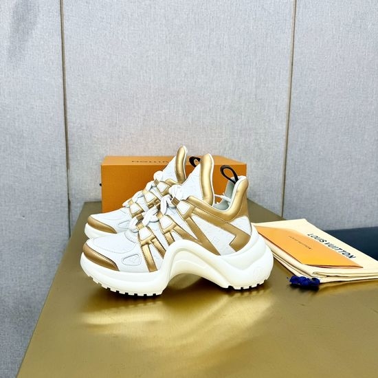 Louis Vuitton LV Wave Sole Chunky Casual Fashion Sneakers
