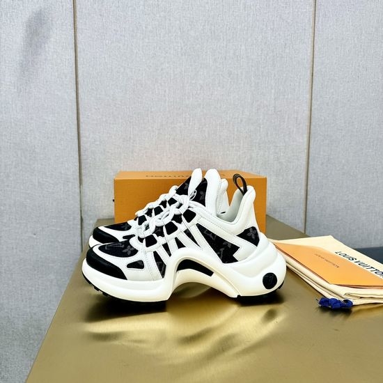 Louis Vuitton LV Wave Sole Chunky Casual Fashion Sneakers