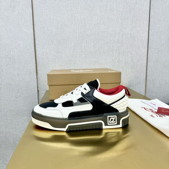 Christian Louboutine Premium Thick Sole Embellished Comfortable Casual Sneakers