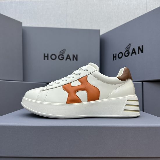 Hogan Casual Comfortable Sheepskin Sneakers with Lightweight Sole
