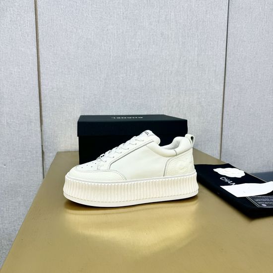 Chanel Classic Embroidered Casual Comfortable Sneakers For Daily Wear