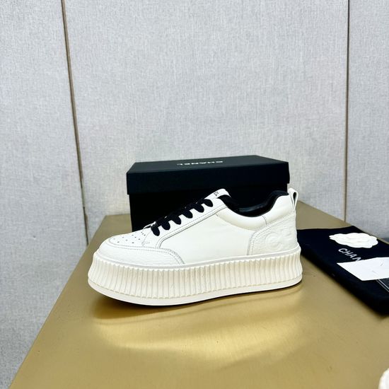 Chanel Classic Embroidered Casual Comfortable Sneakers For Daily Wear