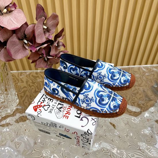 Dolce & Gabbana Vibrant Printed Canvas Espadrille Shoes