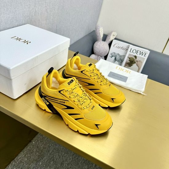 Christian Dior CD Breathable Mesh Fashion Sneakers with Lightweight TPU Outsole