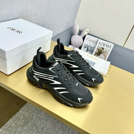 Christian Dior CD Breathable Mesh Fashion Sneakers with Lightweight TPU Outsole