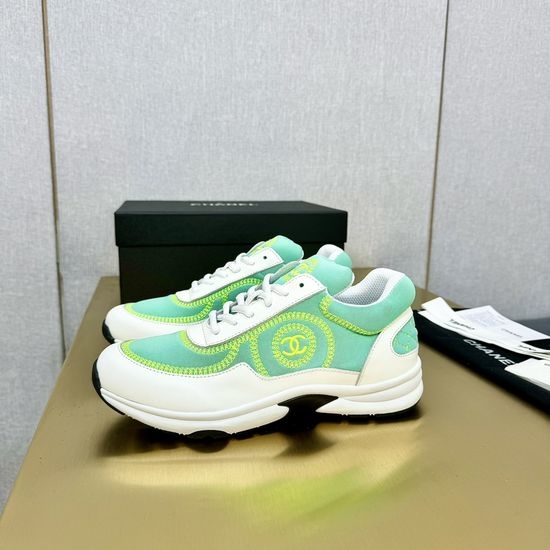 Chanel Premium Embroidered Casual Sports Sneakers Comfortable Versatile Shoes