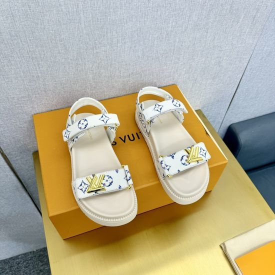Louis Vuitton LV Premium Casual Beach Slip On Shoes