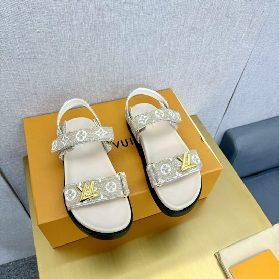 Louis Vuitton LV Premium Casual Beach Slip On Shoes