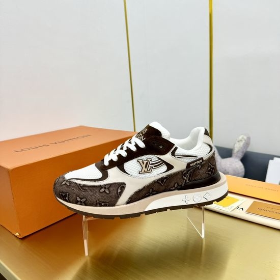 Louis Vuitton LV Genuine Leather Upper Breathable Basketball Sneakers