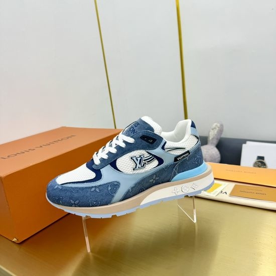 Louis Vuitton LV Genuine Leather Upper Breathable Basketball Sneakers