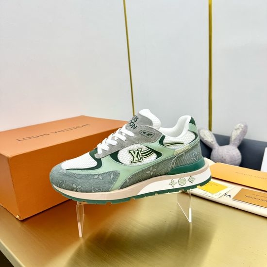 Louis Vuitton LV Genuine Leather Upper Breathable Basketball Sneakers