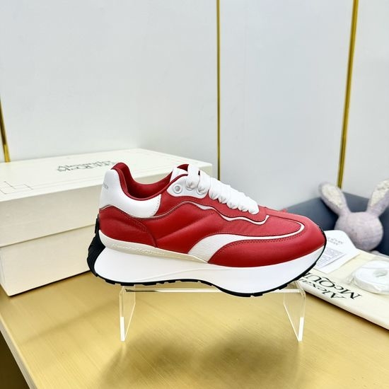 McQueen Premium Leather Stitched Athletic Running Chunky Sneakers