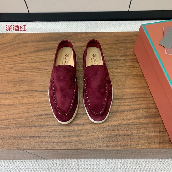 Loro Piana Smooth Leather Loafers Soft Lining Durable Outsole