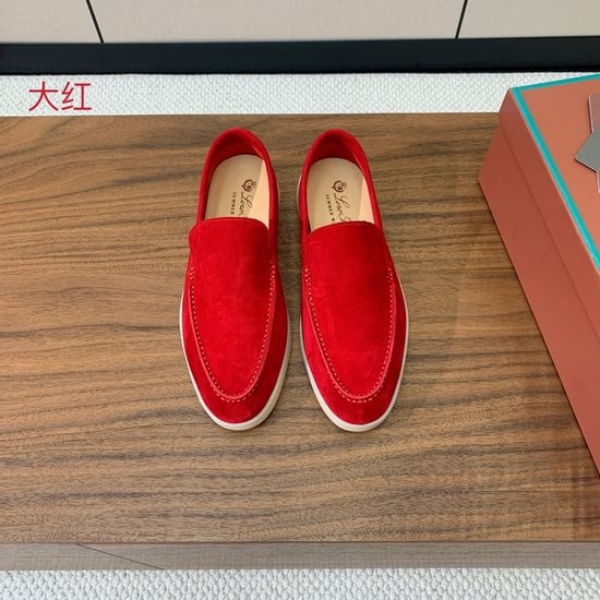 Loro Piana Smooth Leather Loafers Soft Lining Durable Outsole