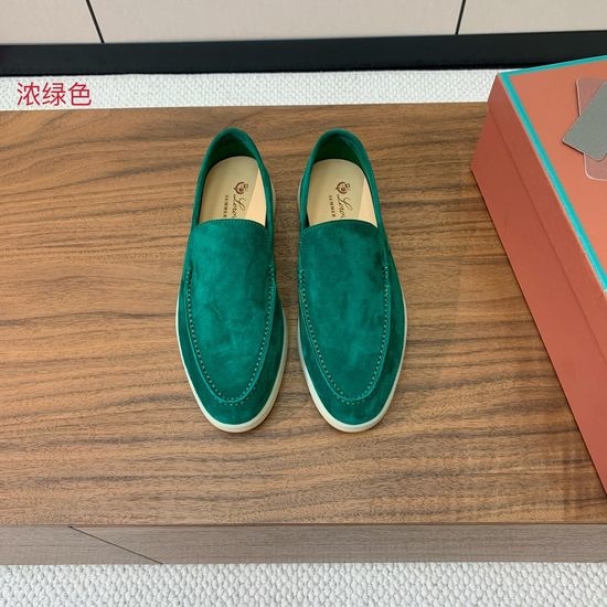 Loro Piana Smooth Leather Loafers Soft Lining Durable Outsole