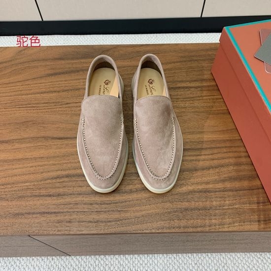 Loro Piana Smooth Leather Loafers Soft Lining Durable Outsole