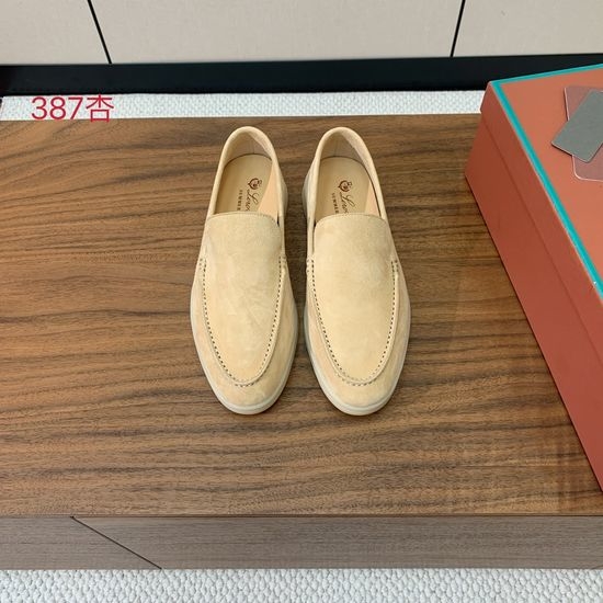 Loro Piana Smooth Leather Loafers Soft Lining Durable Outsole