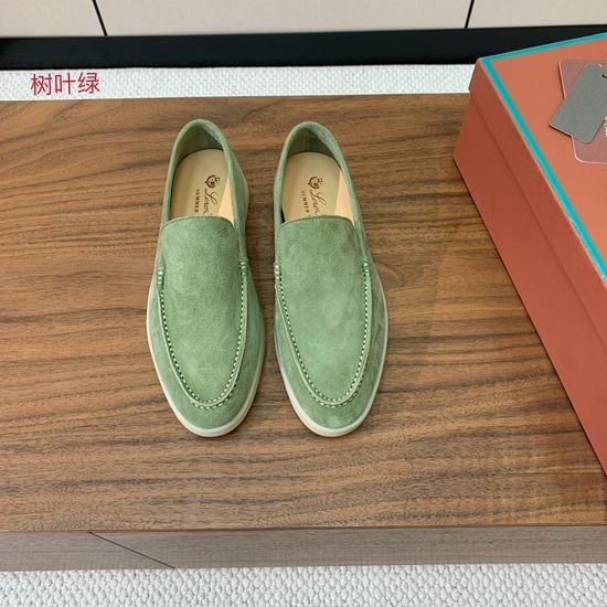 Loro Piana Smooth Leather Loafers Soft Lining Durable Outsole