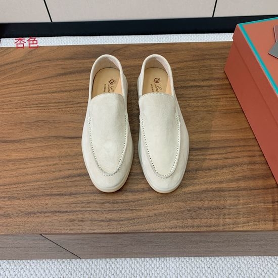 Loro Piana Smooth Leather Loafers Soft Lining Durable Outsole