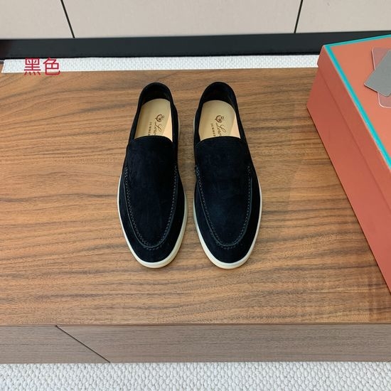 Loro Piana Smooth Leather Loafers Soft Lining Durable Outsole