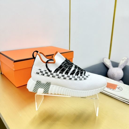 Hermes Classic Color Block Casual Comfortable Walking Shoes