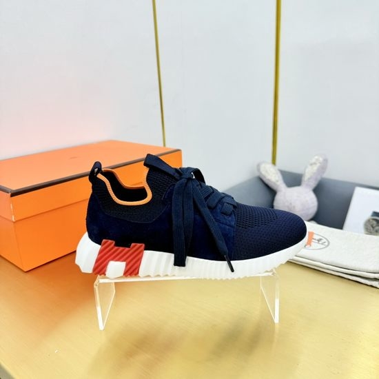 Hermes Classic Color Block Casual Comfortable Walking Shoes